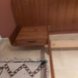 Scandinavian teak bed