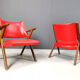 Fauteuils des années 60 par Dal Vera, ensemble de 2