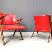 Mid-century armchairs by Dal Vera, 1960s - set of 2
