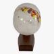 1960s wall lamp in teak and opaline by Guro Leuchten