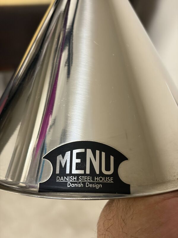 Seau à glace,  Bent Falk, Menu 1980