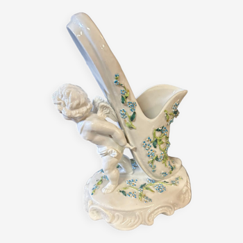 Soliflore in the shape of a shoe (Sevres porcelain)