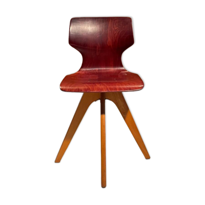 Chaise Flototto / Pagholz, vintage 1960