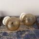 Pair of vintage globe wall lights