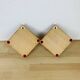 Pair of wooden hooks, wall coat rack