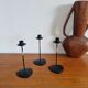 Lot of Laurids Lonborg candlesticks Denmark 1960