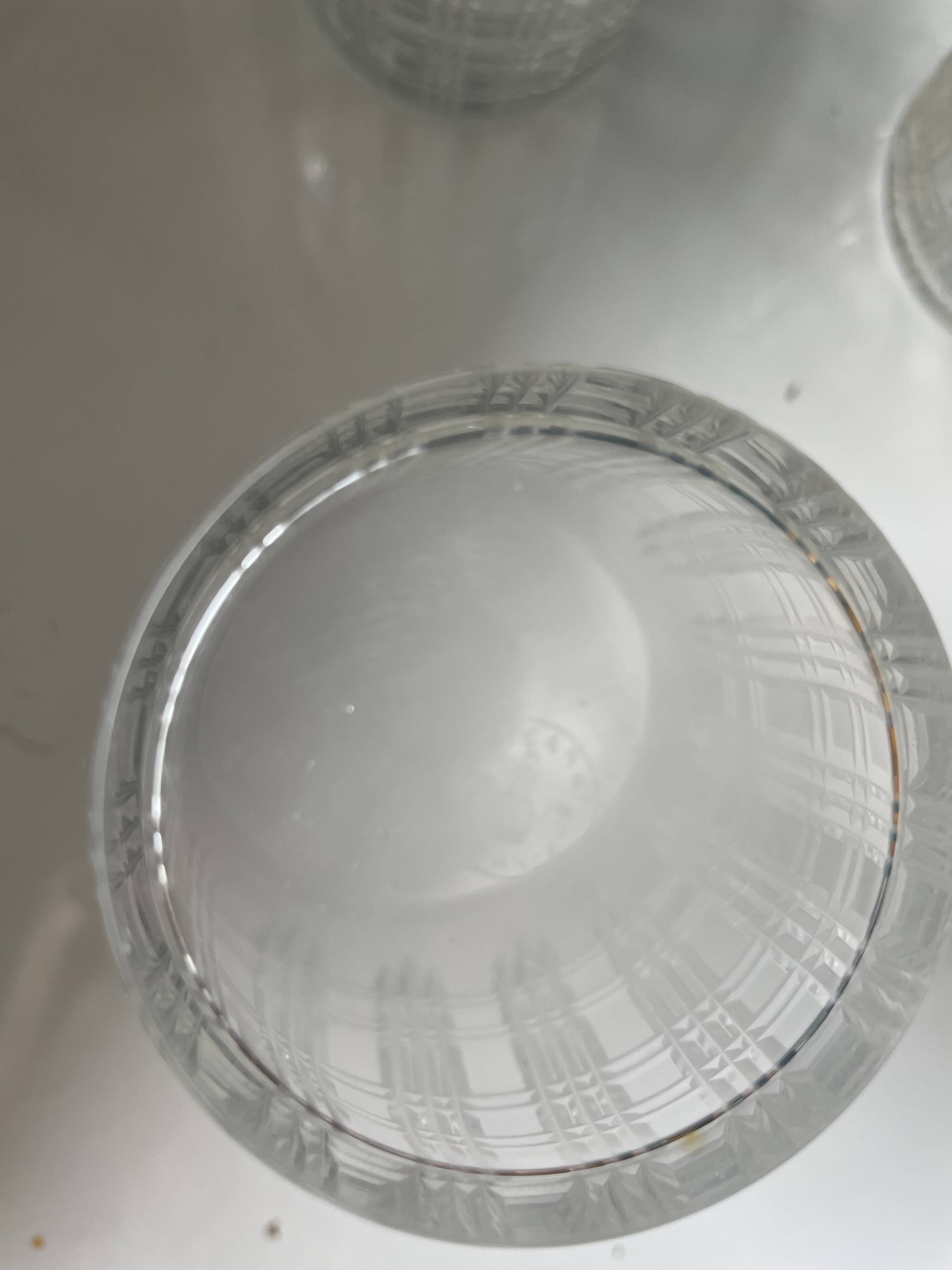 Baccarat Nancy fruit juice glasses