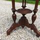 Side table in walnut