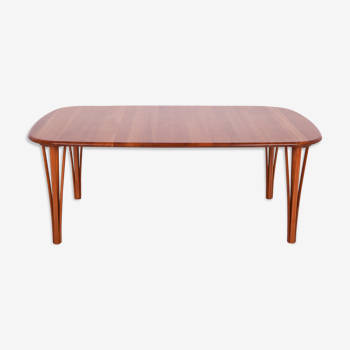 Cherrywood Coffee table by Severin Hansen for Haslev Møbelsnedkeri, 1960s