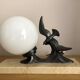 Art Deco Bird Nightlight, Marble, Regular and Opaline