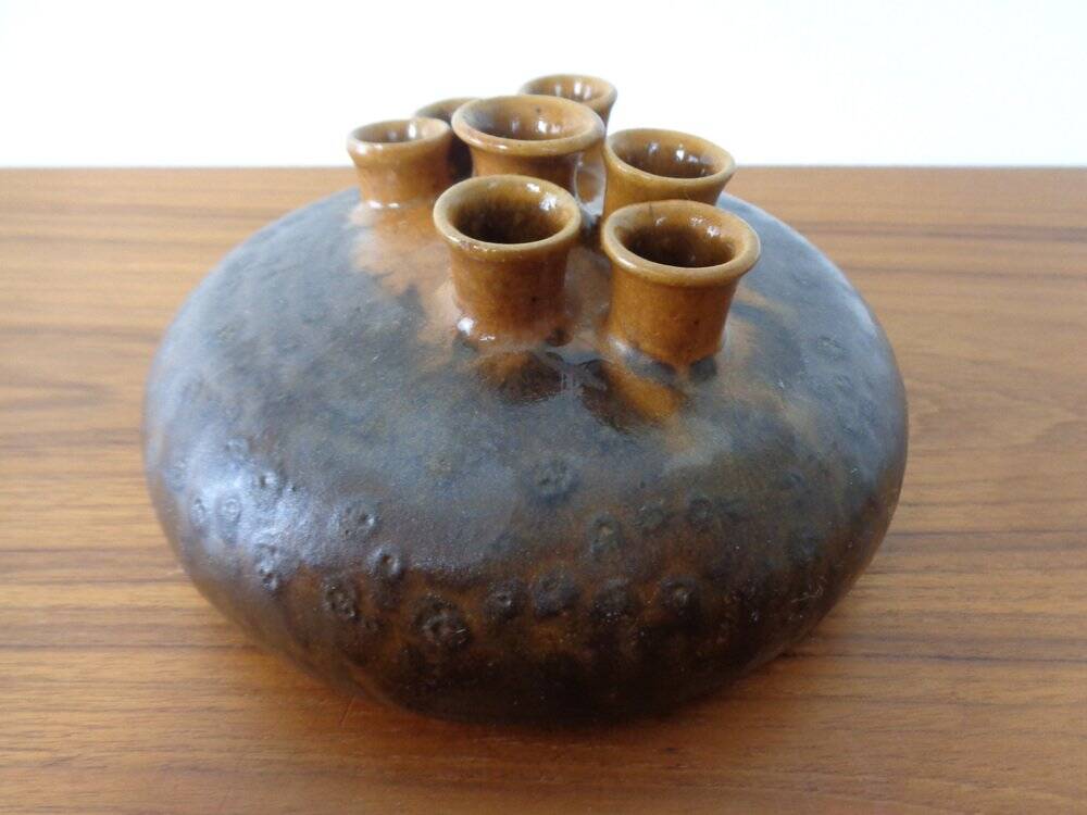 Ceramic Mushroom Vase, 1960s