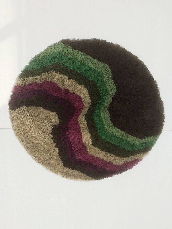Round carpet Desso 70s. Vintage