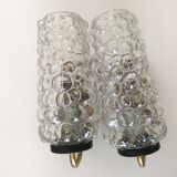 Bully glass sconce