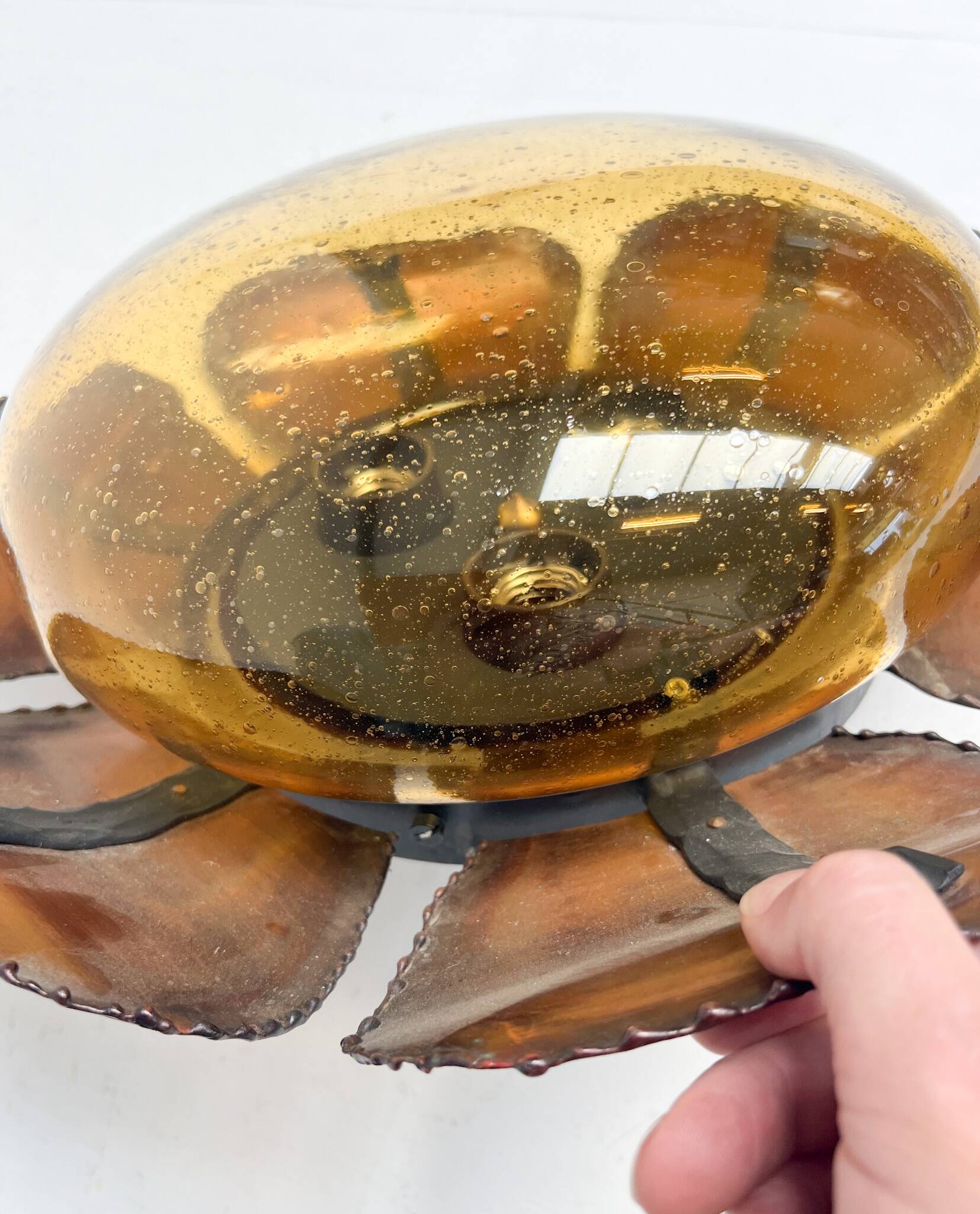 Brutalist air bubble ceiling lamp by Koch & Söhne, 1960’s