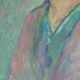 Oil painting on canvas "The little Chinese girl"
