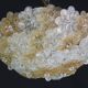 Wonderful Orange and Transparent Murano Glass Ceiling Light Flower by Seguso