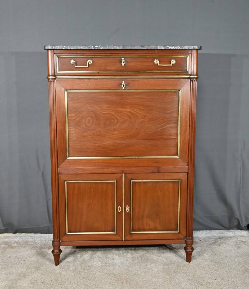 Mahogany Secretary, Louis XVI period – Late 18th century