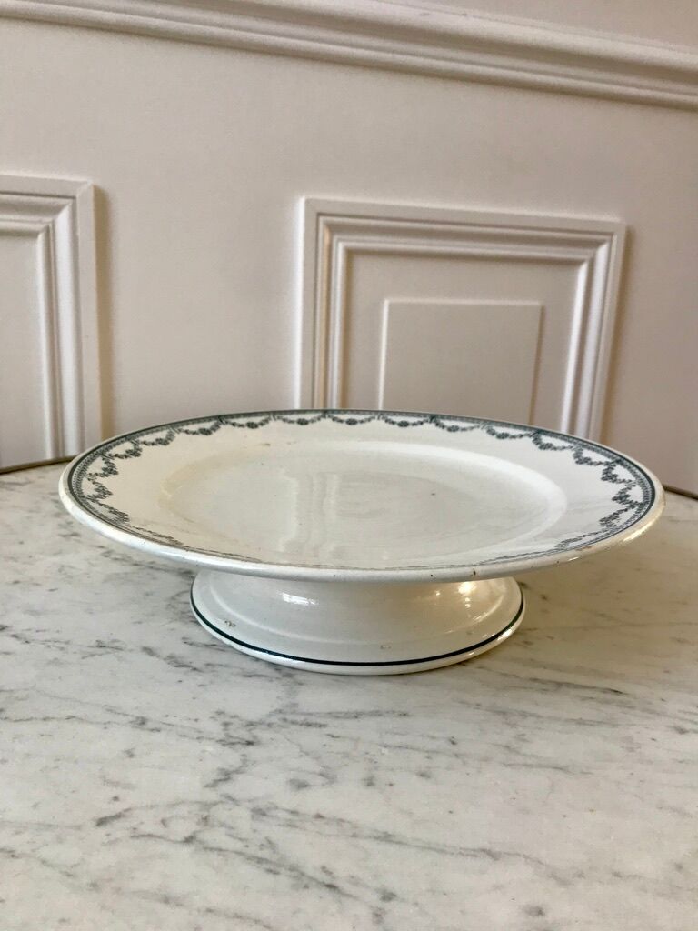 Compotier in Iron Earth Saint-Amand early twentieth century