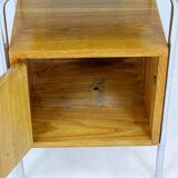 Bauhaus bedside table in chromed tubular steel, 1940s