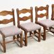 6 chaises de salle à manger Razorback