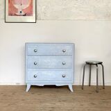 Blue vintage dresser