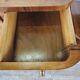 Pair of Art Decò bedside tables in walnut and thuja