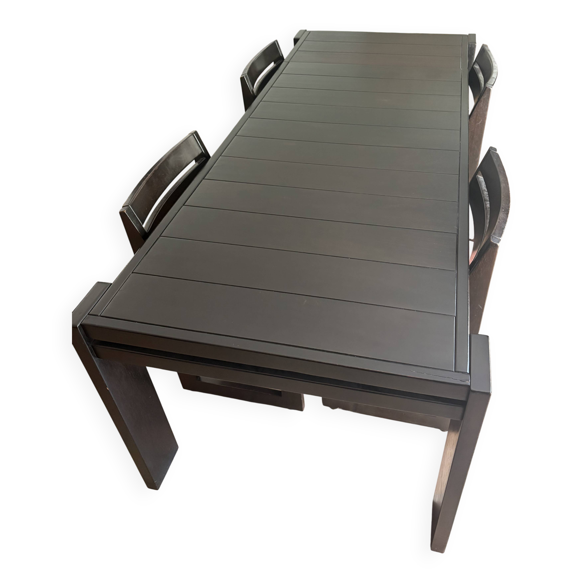 Dining Table Maison Regain in Iroko Wood sold individually