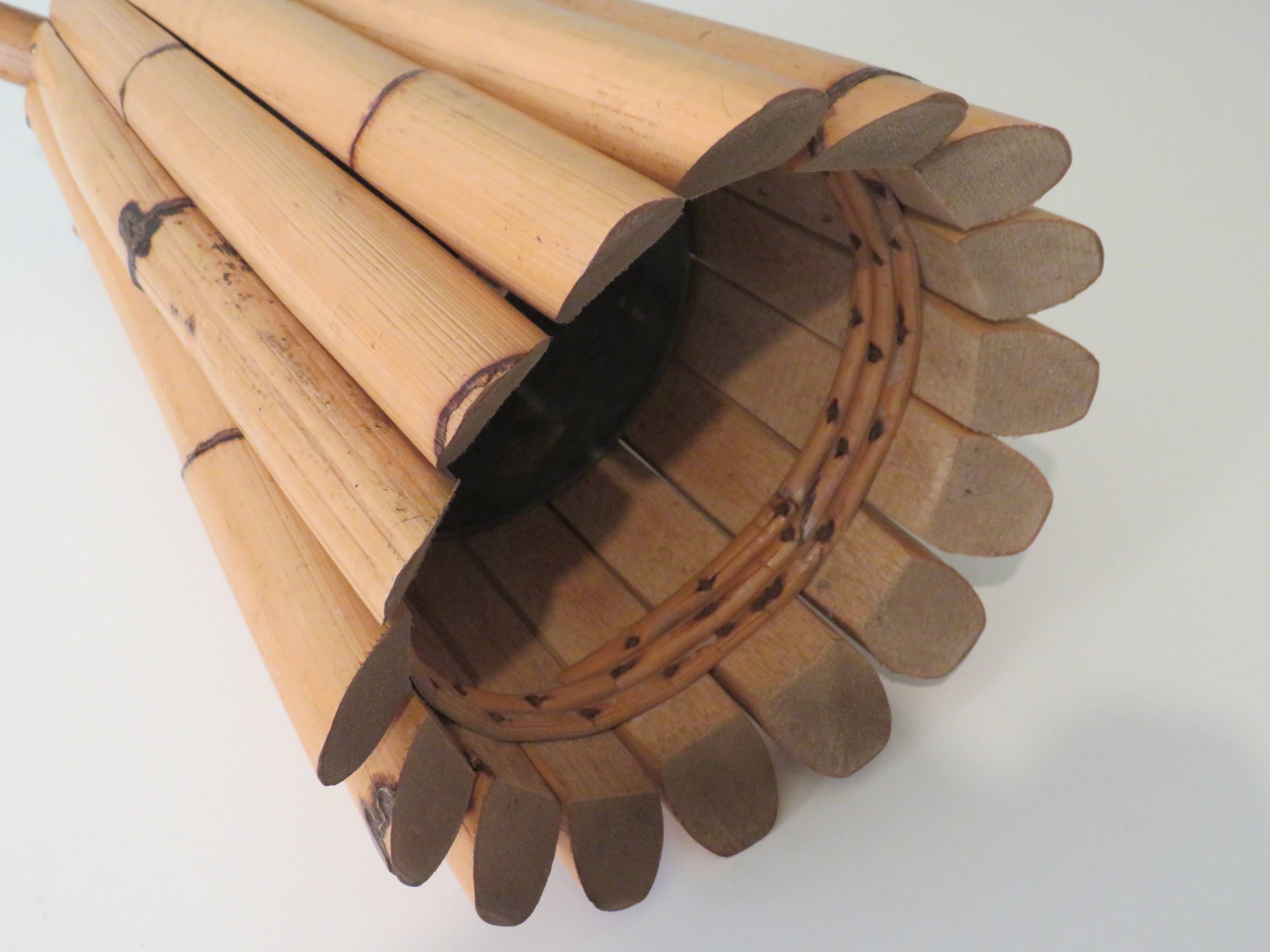 Bamboo umbrella stand, France 1950s