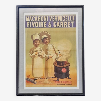 Cadre publicitaire Vintage Rivoire et Carret