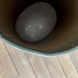 Corbeille à papier en métal décor Paris