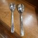 Silver-plated salad servers