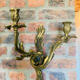 Louis XV style bronze wall light