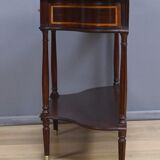 Console in mahogany and marble, Louis XVI period – late 18th century.