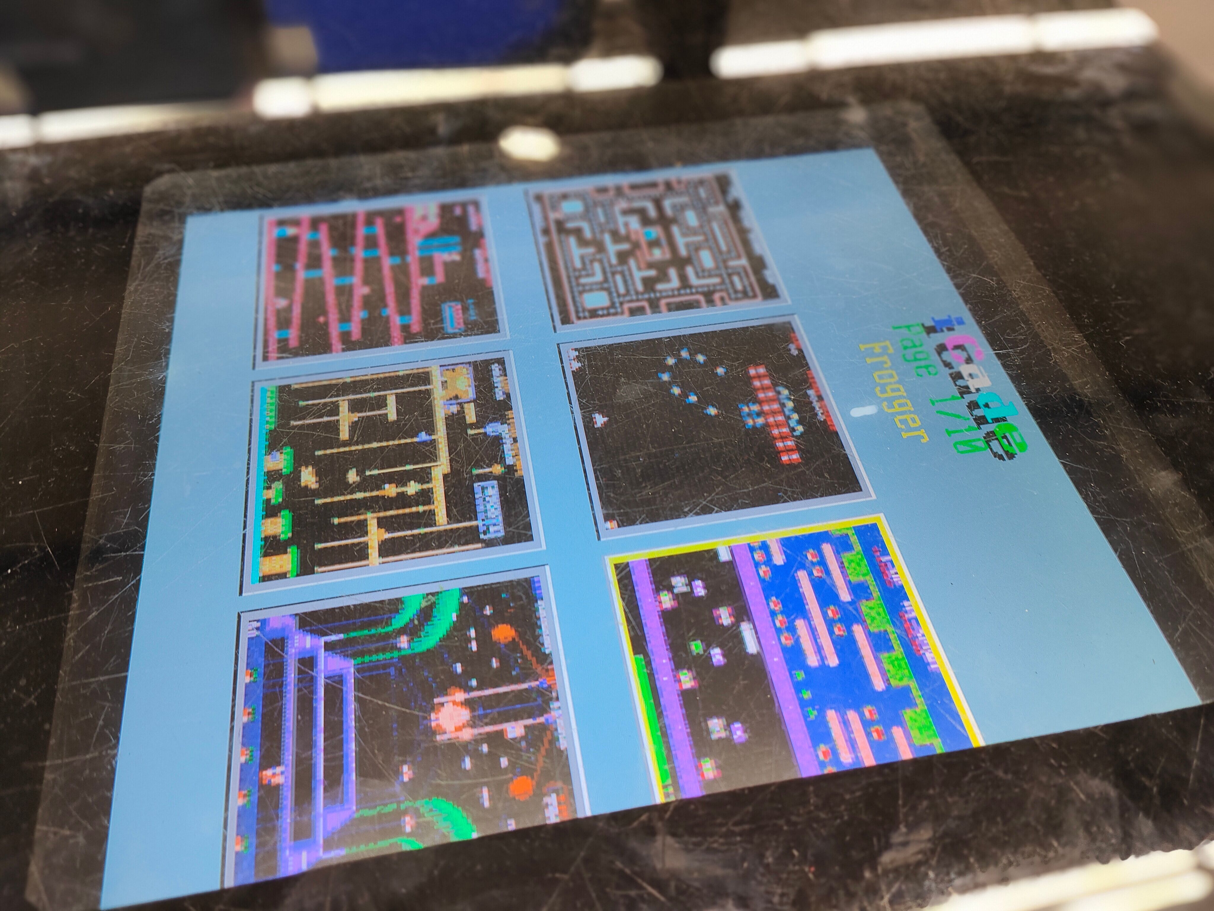 Taito cocktail arcade game table with 60 games