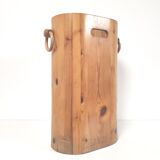 Vintage solid pine umbrella rack