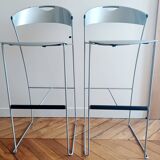 2 tabourets de bar, modèle Juliette par Cerruti Baleri