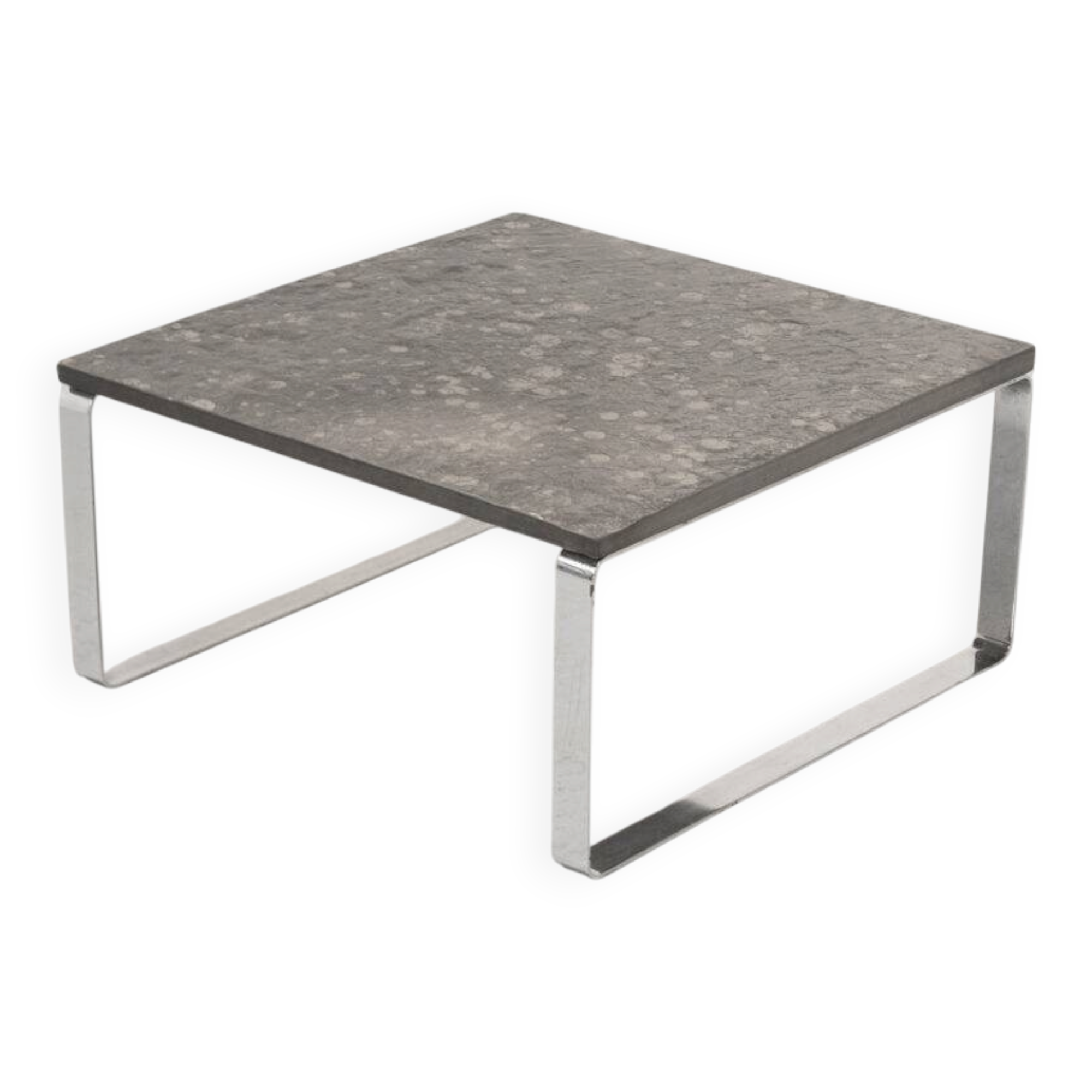 Table basse en ardoise Draenert des années 1970