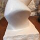 Statue ou buste en plâtre de jeune fille femme