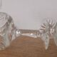 4 cut crystal champagne glasses
