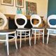 Lot de 4 chaises bistrot Baumann Mouette