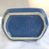 Pichet art déco Alpho céramique émaillé bleu beige cuisine vintage