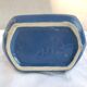 Former Art Deco Pitcher ALPHO Ceramics Enamelled Blue Beige Vintage Kitchen