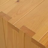 Solid pine sideboard by Maison Regain, 1970s