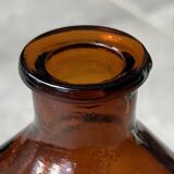 carafe ambrée en verre - bouchon