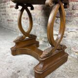 Empire style walnut and zinc furniture planter