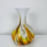 Murano glass opaline vase, 1970s, vintage