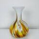 Murano glass opaline vase, 1970s, vintage