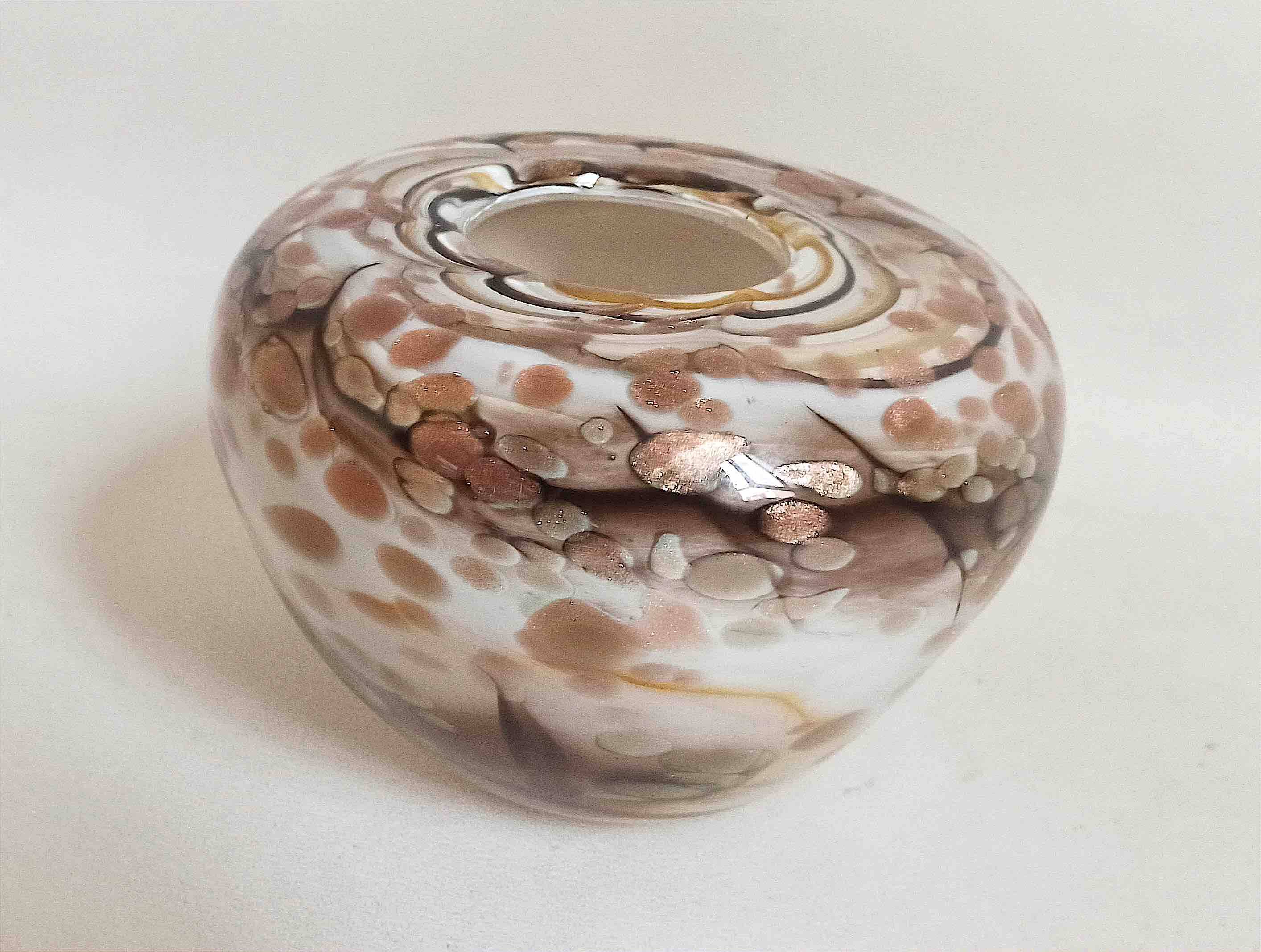 Speckled Murano vase Width 22 cm