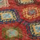 Handwoven Turkish Rustic 228 cm x 300 cm Multicolor Wool Carpet