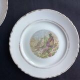 Set of 5 Moulin des Loups flat plates